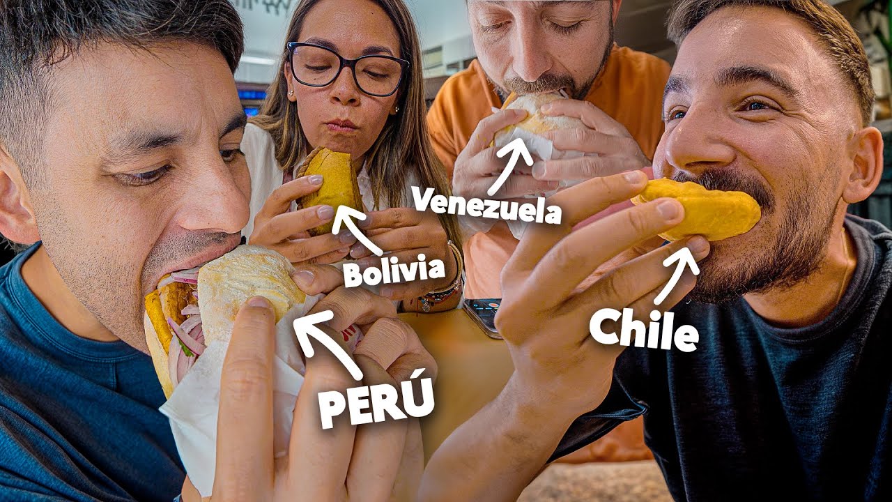 EXTRANJEROS reaccionan al MEJOR DESAYUNO del MUNDO 🇵🇪 