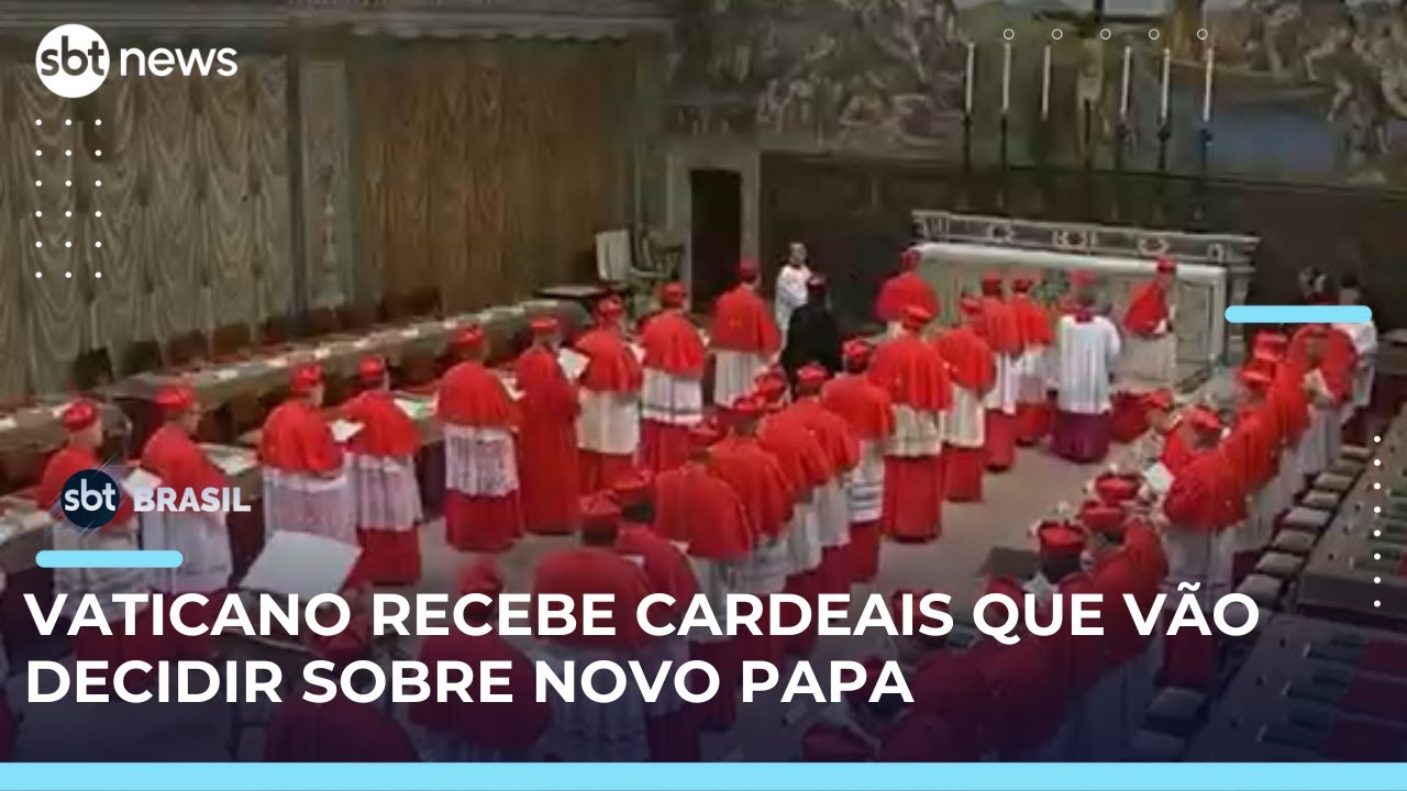 Conclave: cardeais chegam ao Vaticano para escolha de sucessor de Francisco | SBT Brasil (05/05/25)