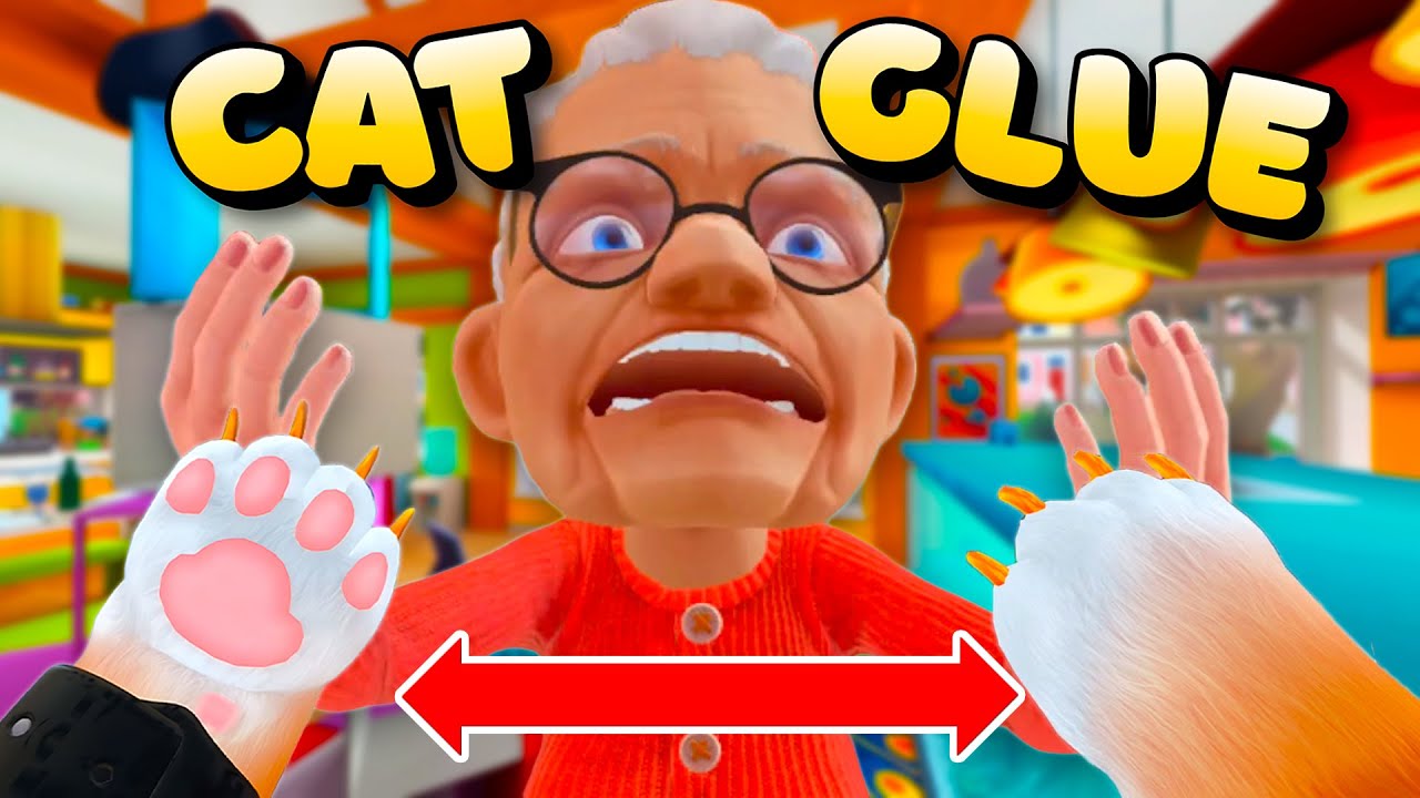 GLUE MY PAWS TOGETHER FOR SCIENCE! I am Cat VR