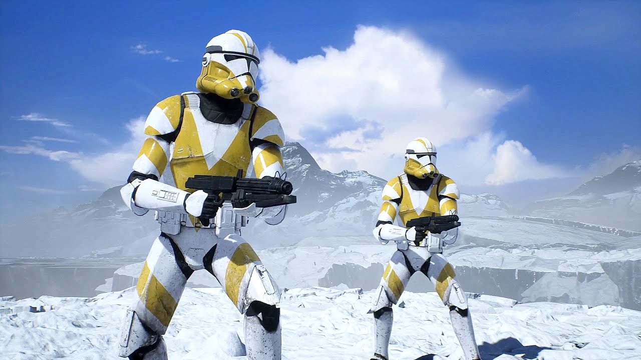 Clone Troopers vs Tomb Guardians - STAR WARS JEDI FALLEN ORDER NPC Wars