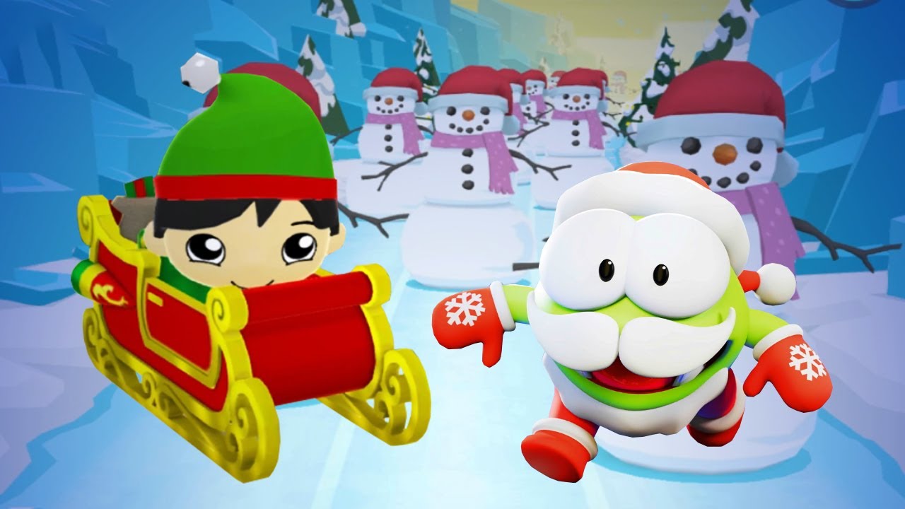 Elf Ryan Vs Santa Nom – Tag With Ryan Vs Om Nom Run
