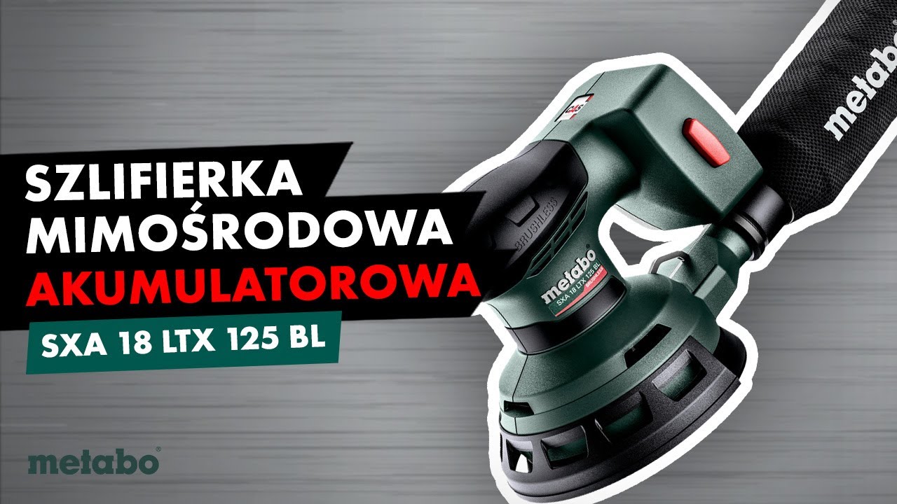 Metabo Akumulatorowa Szlifierka Mimośrodowa SXA 18 LTX 125 BL