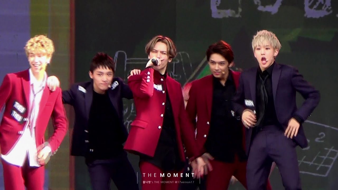 150912 음악중심 세븐틴 '만세' 버논 (VERNON focus)