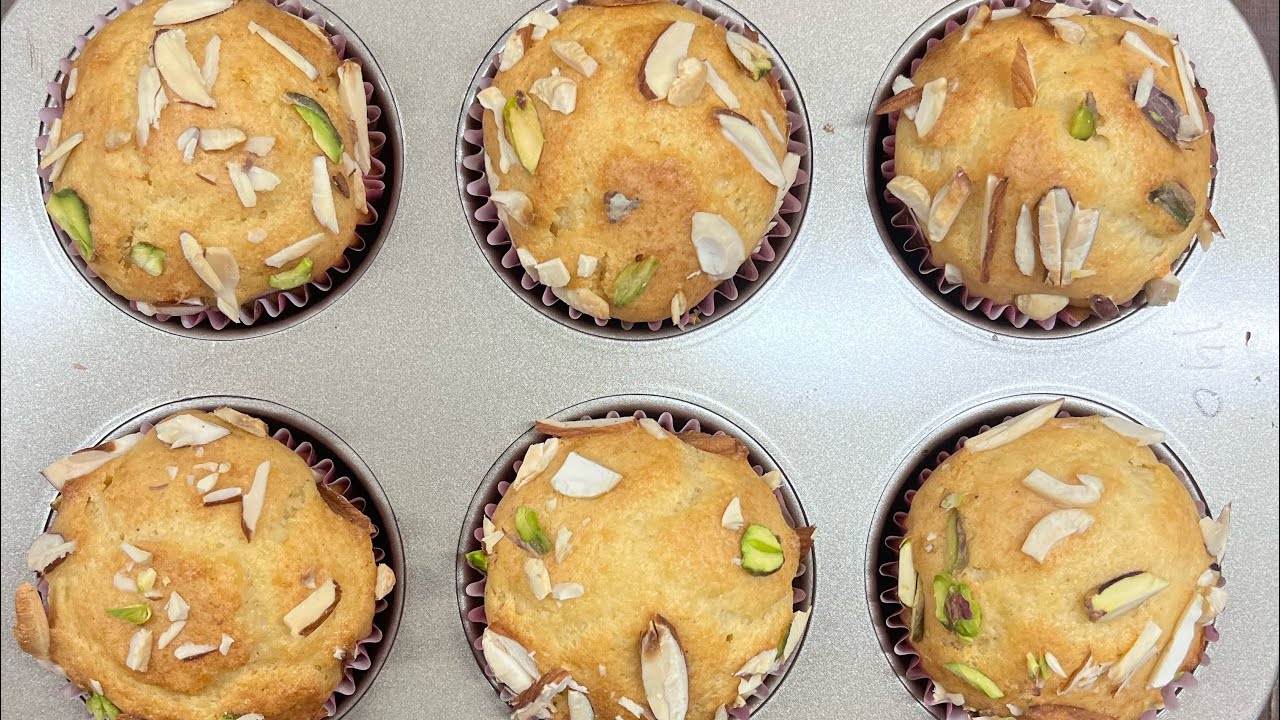 व्हॅनिला प्रिमिक्स पासून मावा कपकेक  (vanilla premix mawa cupcake )