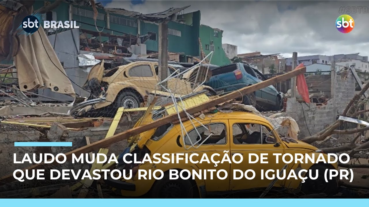 Laudo muda para F4 classificação de tornado que devastou Rio Bonito do Iguaçu (PR) | #SBTBrasil