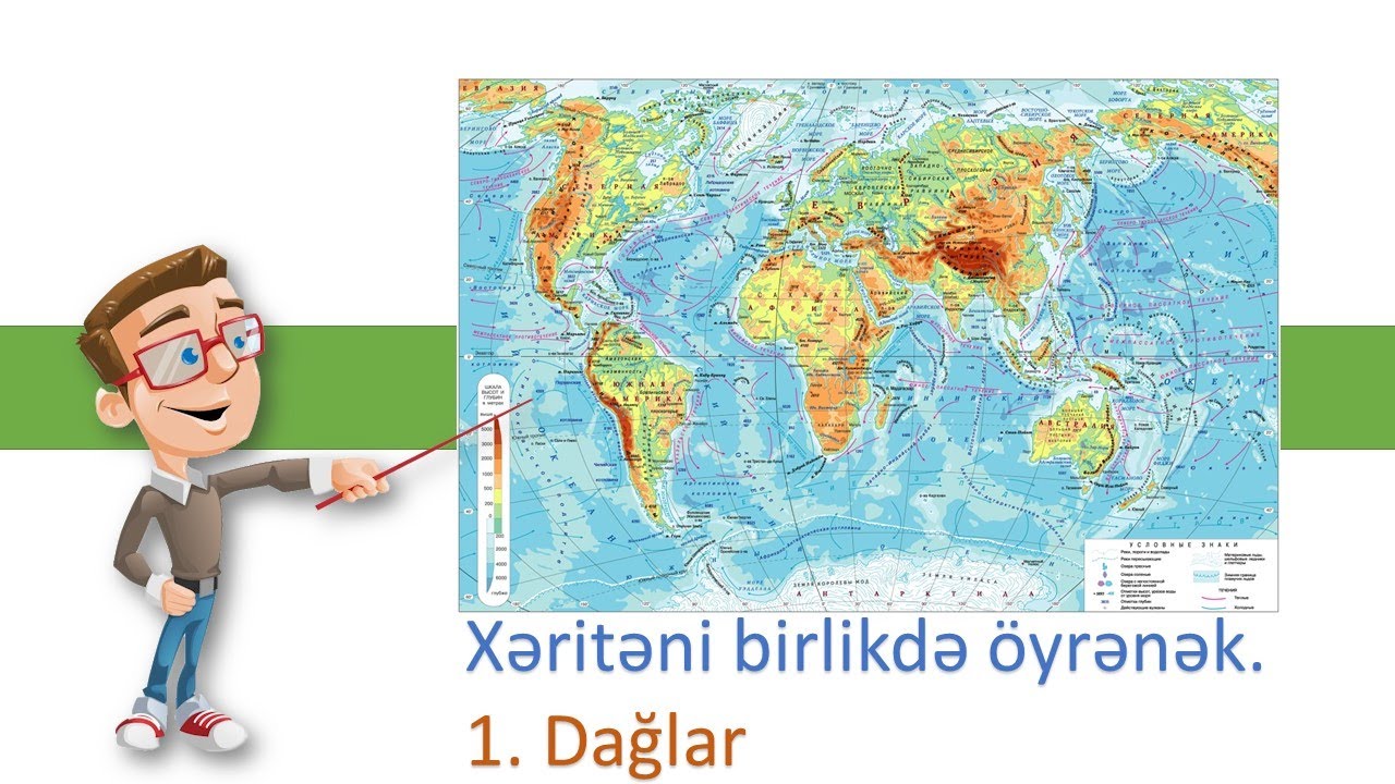 Xəritəni birlikdə öyrənək.1 Dağlar