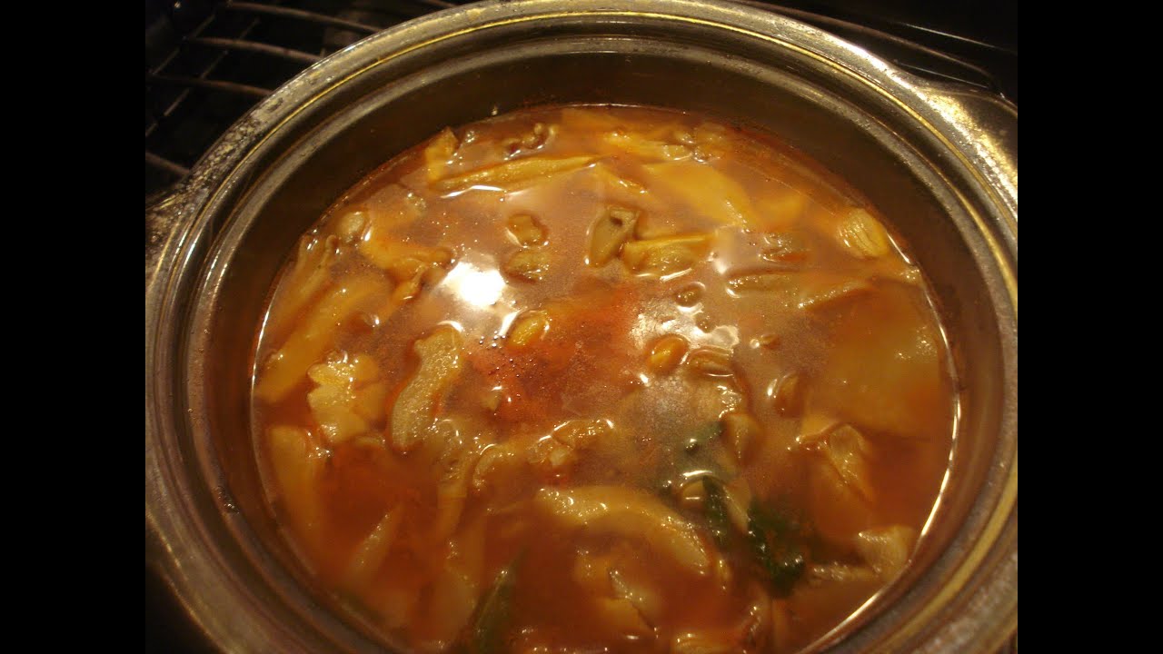 Sabrosa  Sopa de Hongos Setas