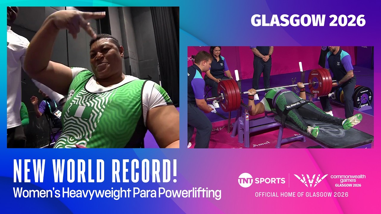 WORLD RECORD & THE GOLD 🇳🇬 | Women's Heavyweight Para Powerlifting | Glasgow 2026 Commonwealth Games