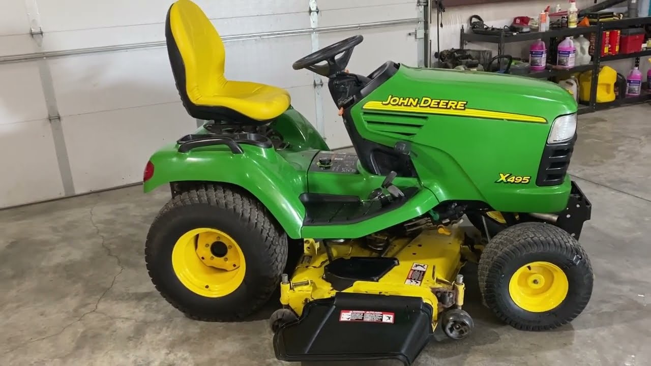 SOLD: John Deere X495 (62