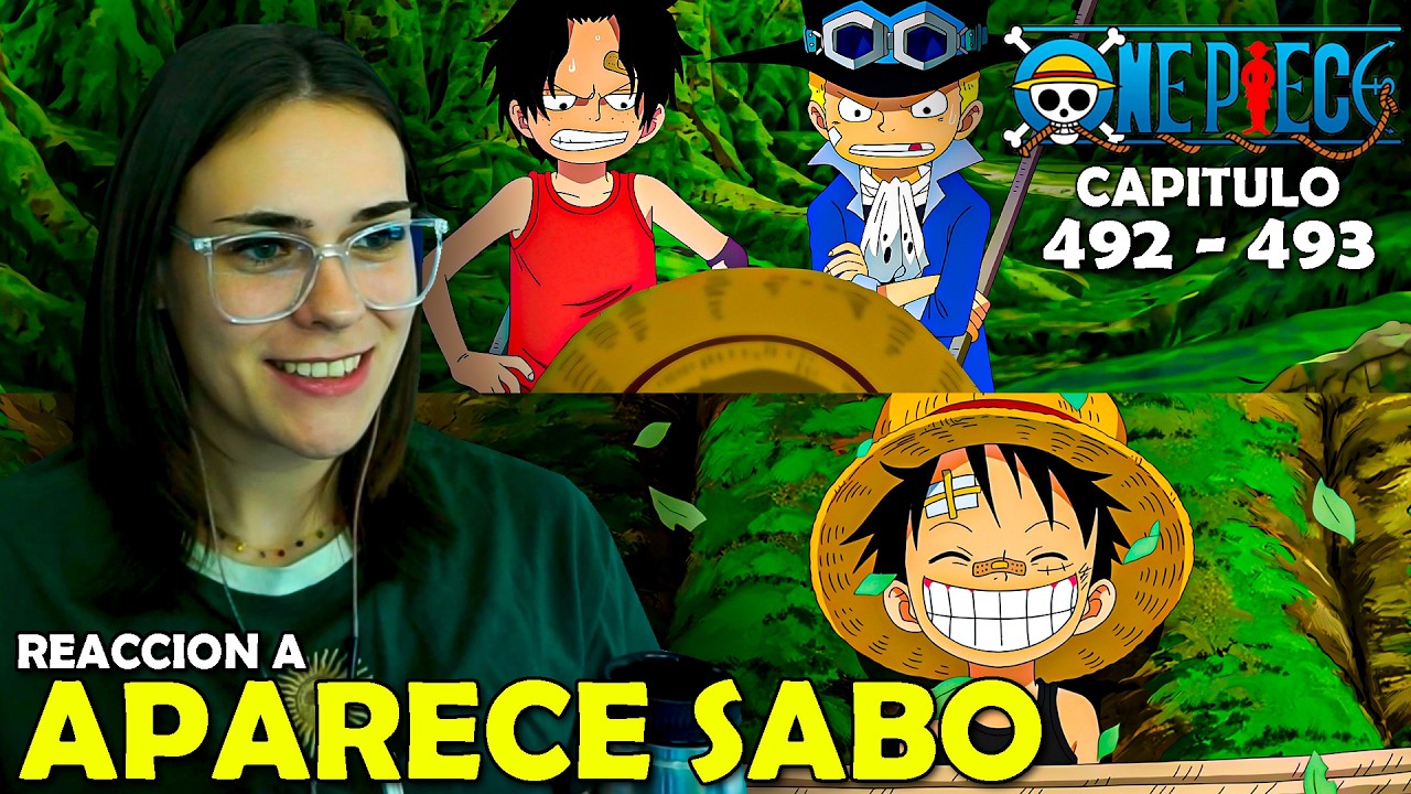 LUFFY CONOCE A SABO Y ACE 😮 | REACCION A ONE PIECE POR PRIMERA VEZ  (492 - 493)