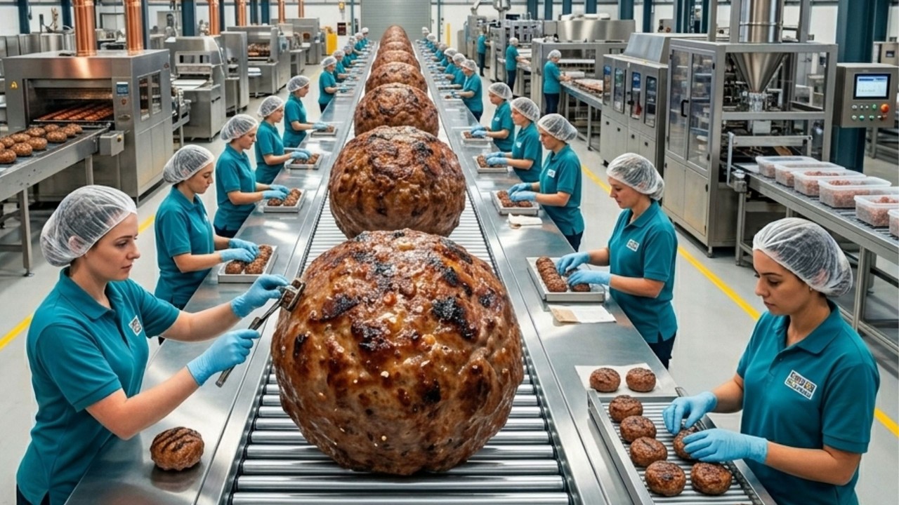 How Meatballs Are Made inside the Meatballs Factory