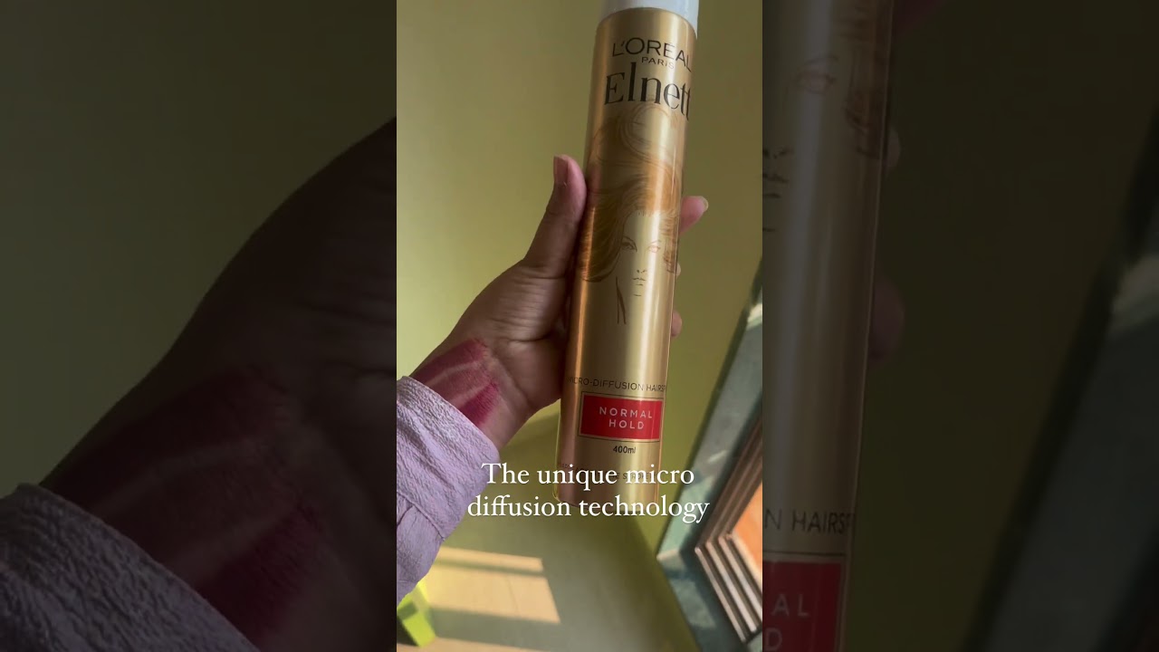 L&rsquo;Oreal Paris Elnett Hairspray @lorealparis @mynykaa #LorealPFW #ElnettHairSpray #lorealparis