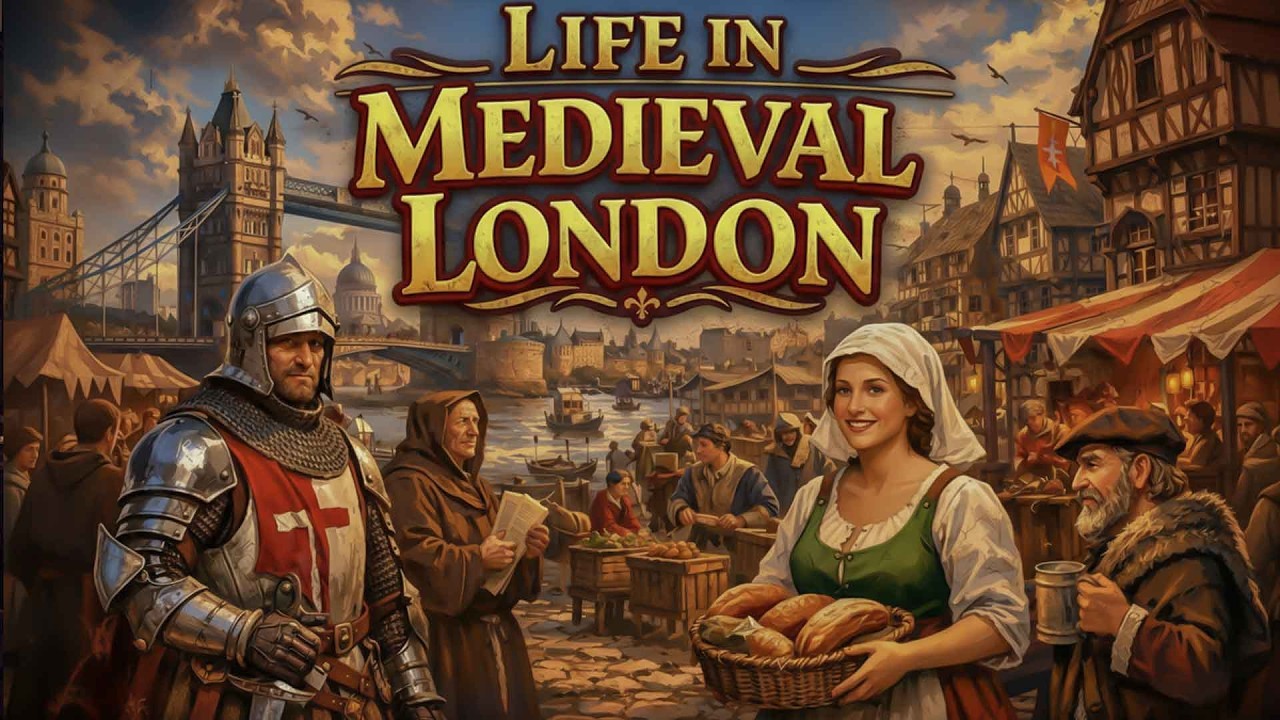 Life in Medieval London (AI Reconstruction)