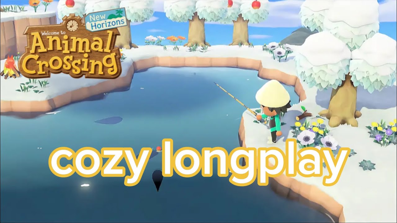 Cozy Snowy Longplay Pt 1 | Chilling in the Snow (no commentary) ~ Animal Crossing New Horizons