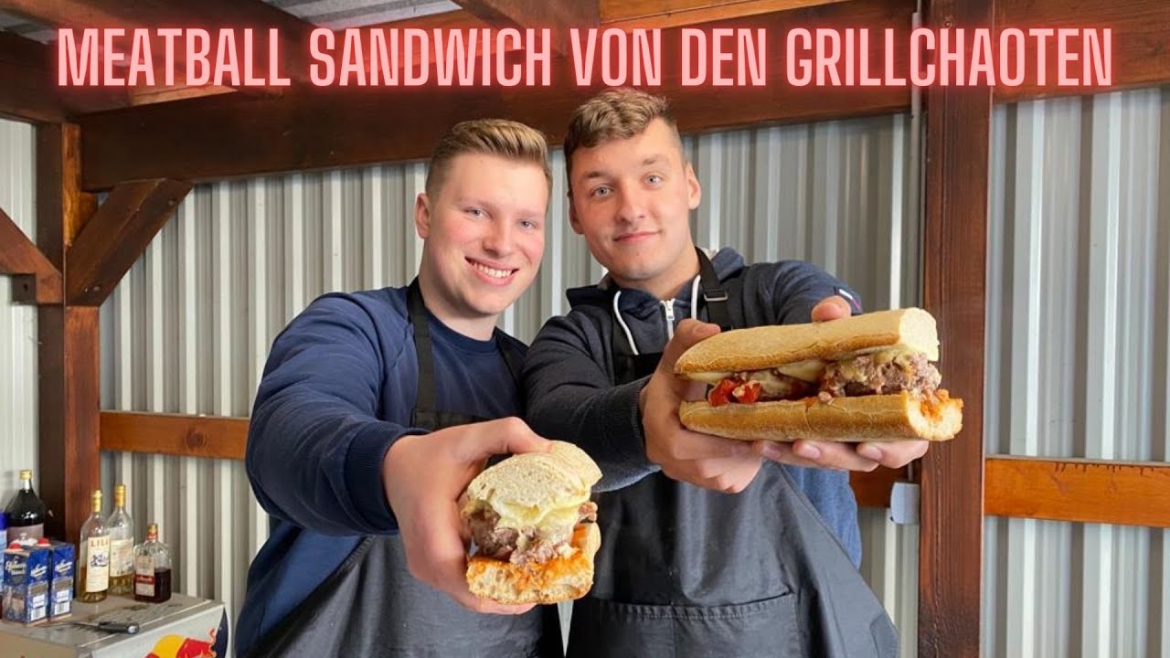 Meatball Sandwich vom Gasgrill