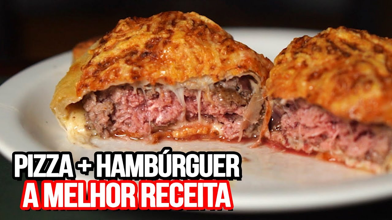 COMO FAZER HAMBÚRGUER NA MASSA DE PIZZA | FAMÍLIA PRESTO