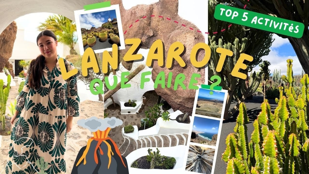 Que faire à Lanzarote en 3 jours ? Mon vlog complet !🌋