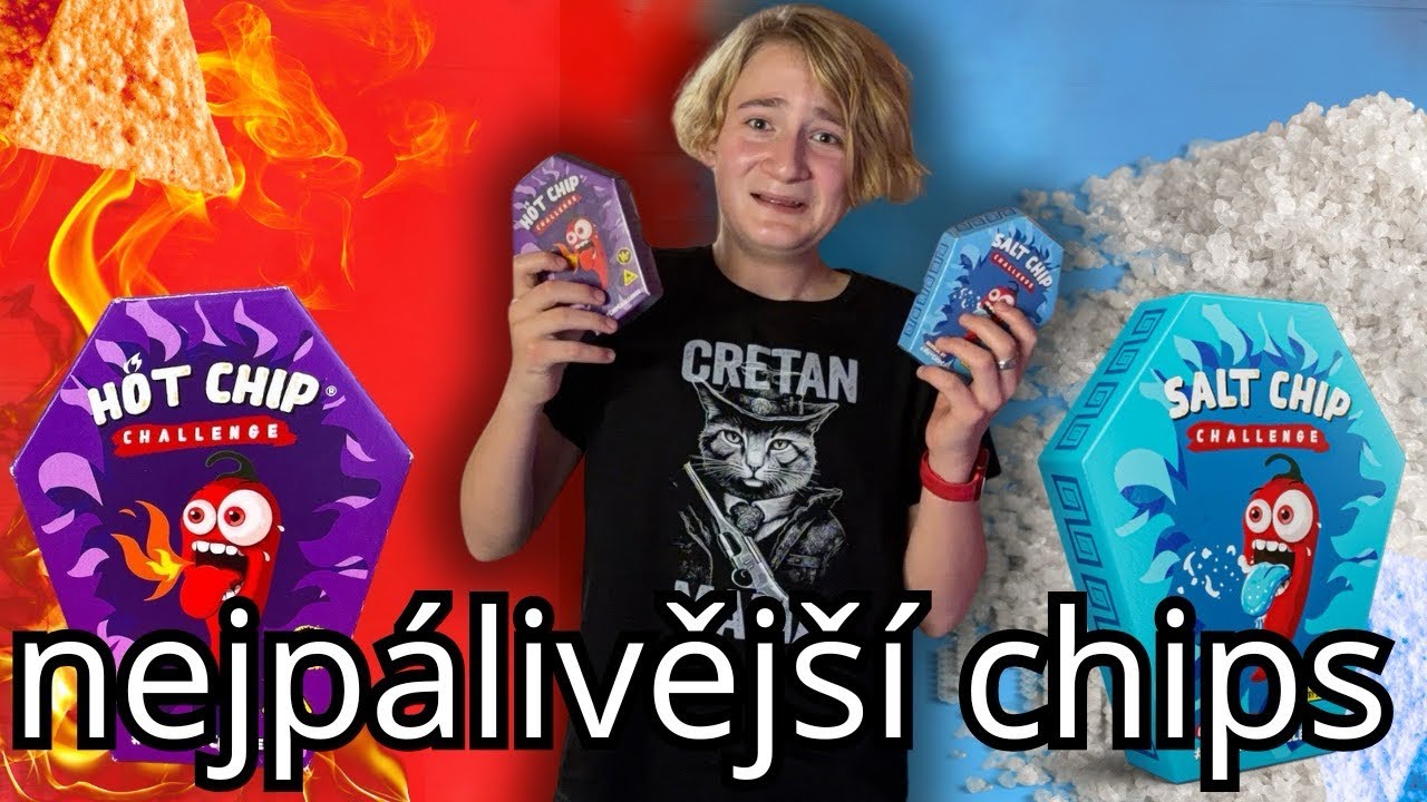 Ochutnal jsem ten nejpálivější a nejslanější chips na světě | přežil jsem!!!
