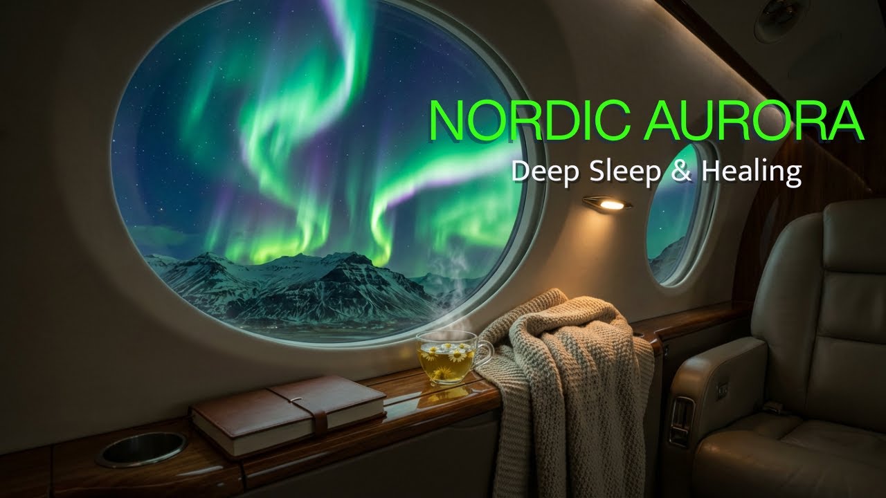Nordic Aurora Flight 🌌 Deep Sleep Music & Healing Ambient | 432Hz Stress Relief 2026