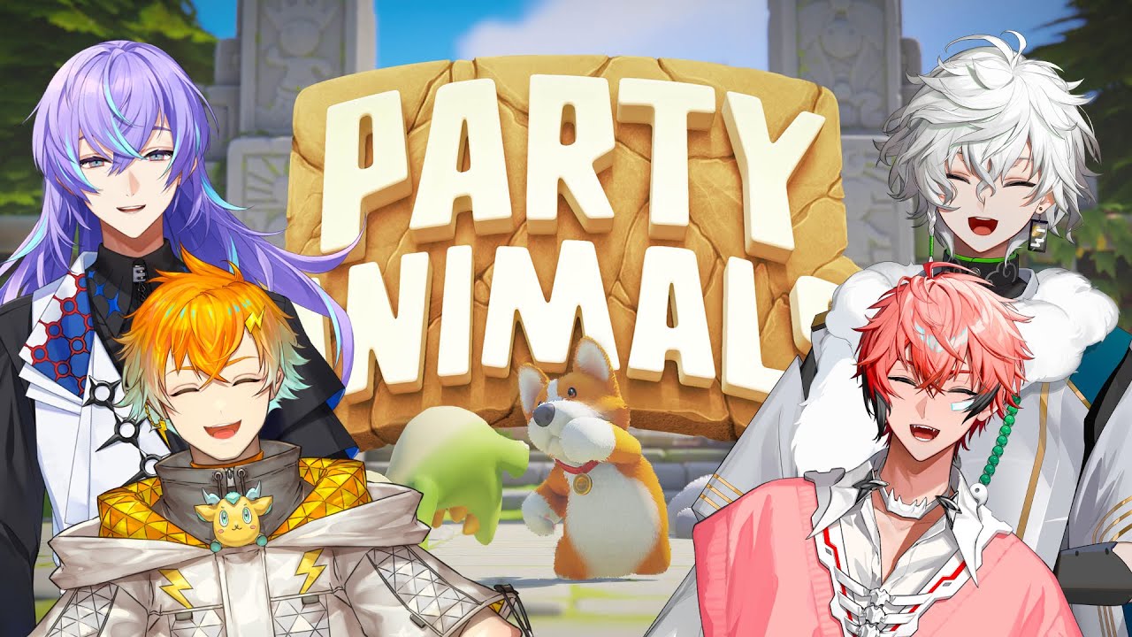 【Party Animals】動物？喰ってやるゼ。【宇佐美リト/にじさんじ】