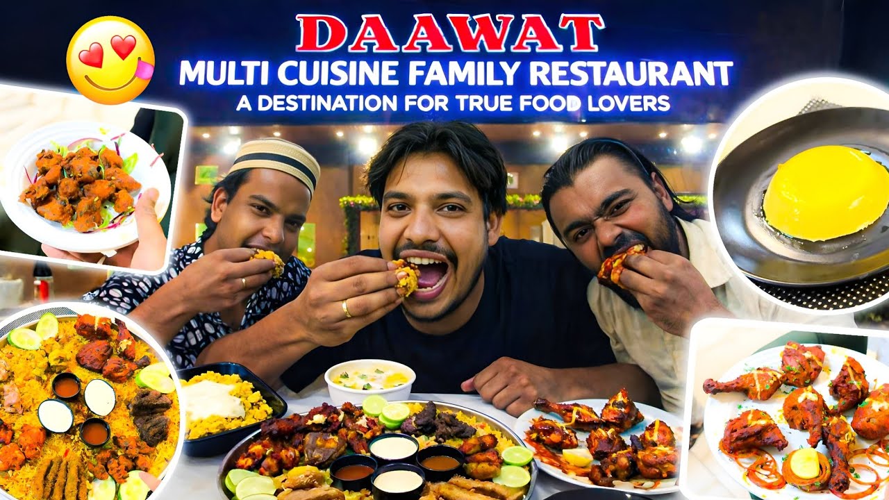 3Day special offer in Nanded|Daawat Family Restaurant| Chicken Tandoori mandi platter Offer 😍#nanded