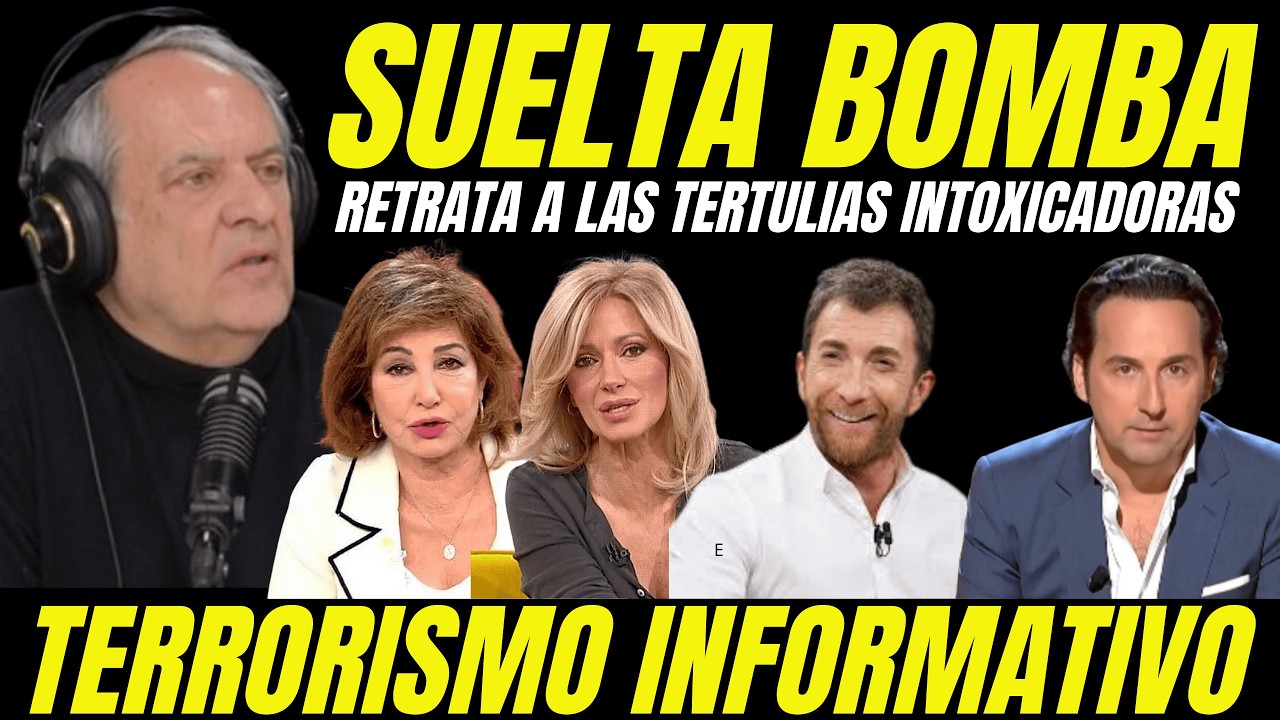JAVIER AROCA DENUNCIA A ANA ROSA QUINTANA, SUSANA GRISO Y TERTULIANOS A SUELDO DEL PP