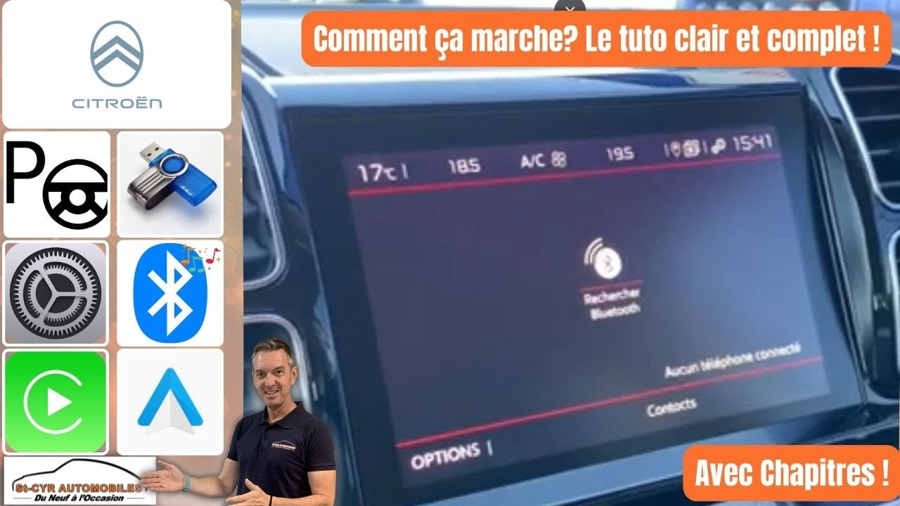 CITROËN C5 Aircross, Guide complet, radio, Bluetooth, Carplay, Android auto, paramètres essentiels…