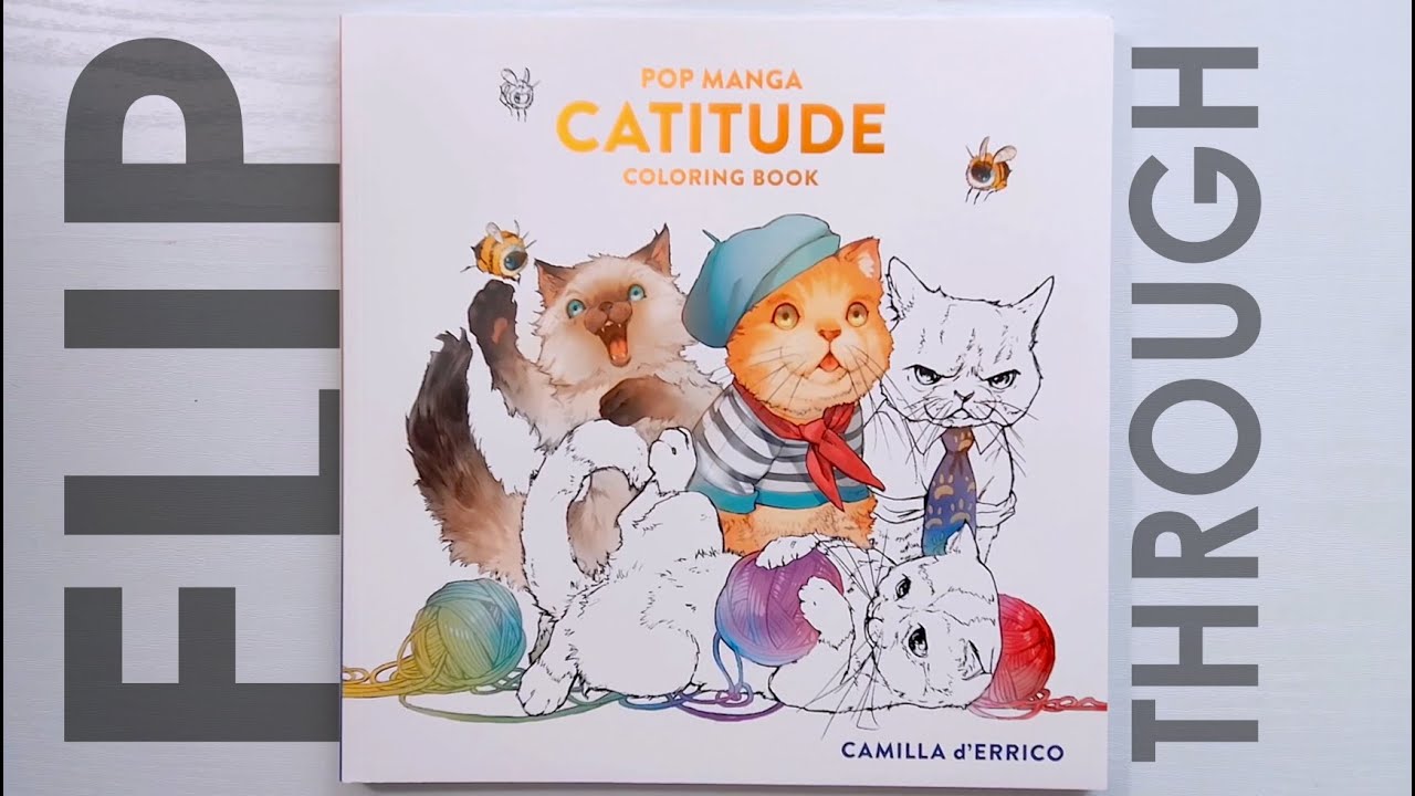 Pop Manga Catitude by Camilla d'Errico Flip Through