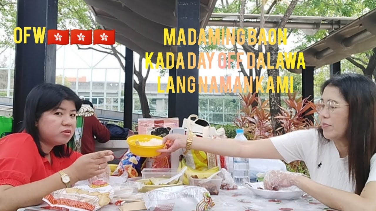 Ang Dami naming baon maghapon na itong pagkain Namin #ofwhongkong