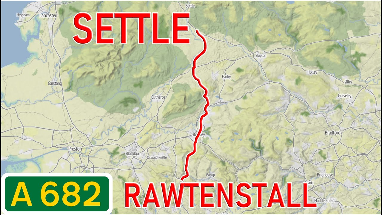 England Road Tours - A682 Rawtenstall to Long Preston