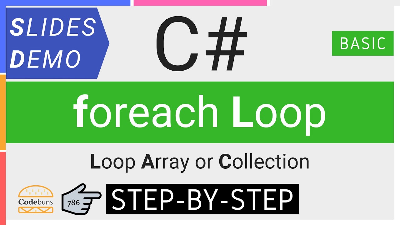 C# foreach Loop (STEP-BY-STEP Tutorial for Beginners)