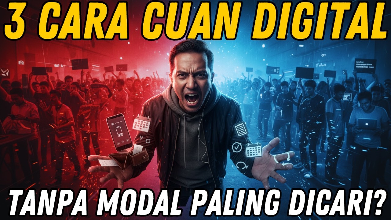 3 IDE BISNIS DIGITAL TANPA MODAL ⚠️ JANGAN MINTA UANG LAGI⁉️