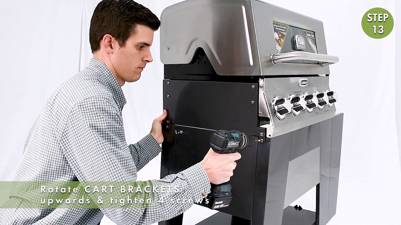 Cuisinart 3-in-1 Stainless Five Burner Gas Grill Assembly Video