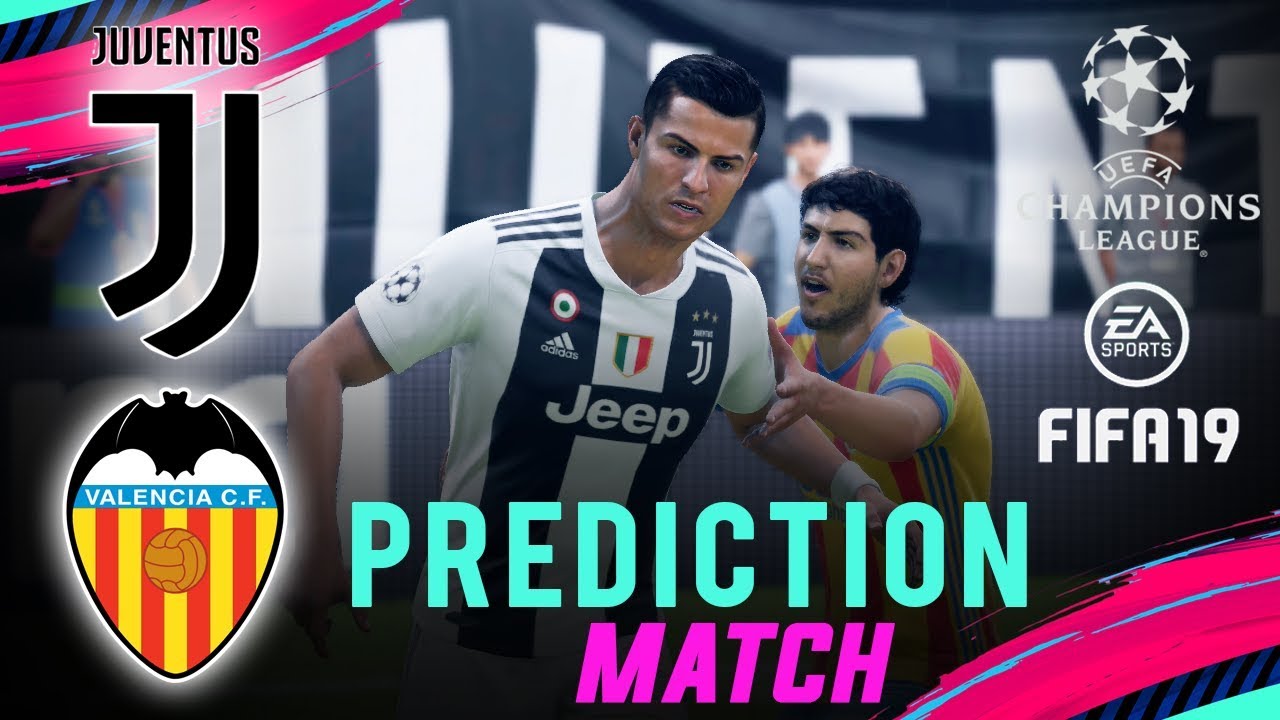 JUVENTUS vs VALENCIA | FIFA 19 UCL Predict Group Stage Matchday 5 | Broadcast Camera - 1080HD