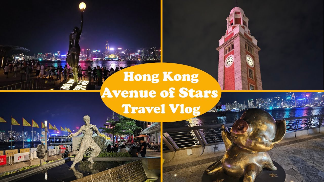 Travel Vlog | Hong Kong (香港) | Tsim Sha Tsui (尖沙咀) | Avenue of Stars (星光大道)