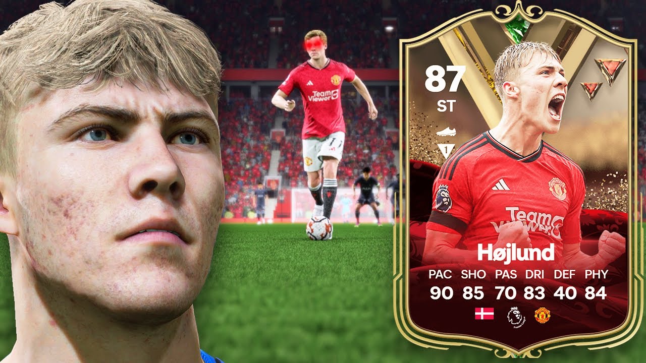 87 ULTIMATE DYNASTIES HOJLUND IS INSANE IN EA FC 24!!