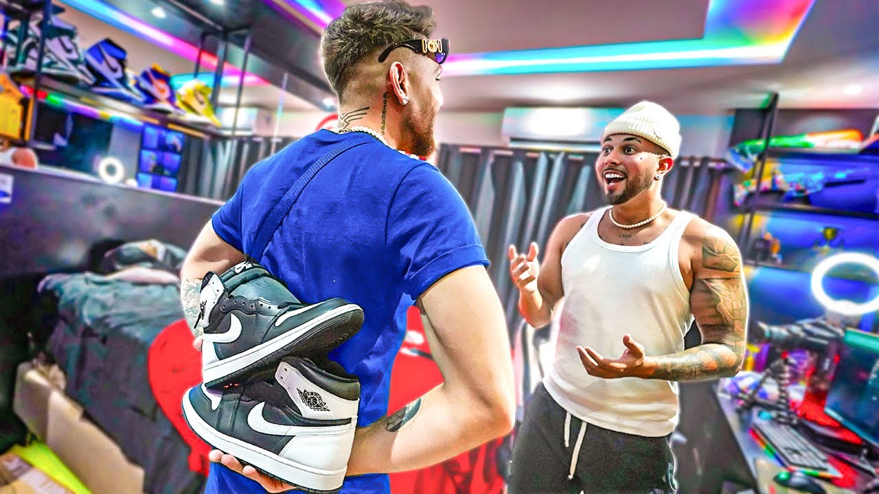 LEO, O RENATO CORTOU SEU TENIS ENTÃO ESSA SURPRESA É PRA VOCÊ !! ❤️