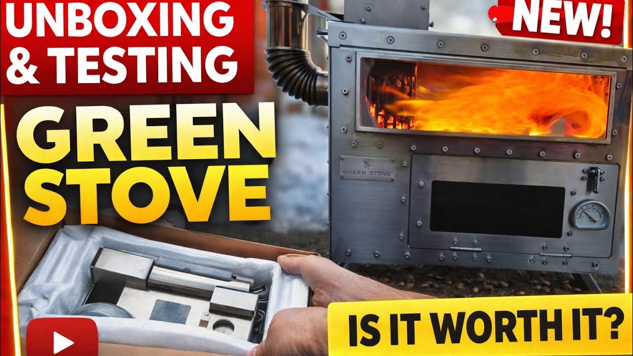 Обзор печки Green Stove Hori 5: ИДЕАЛЬНАЯ пеллетная печь для палатки для зимнего кемпинга 🔥
