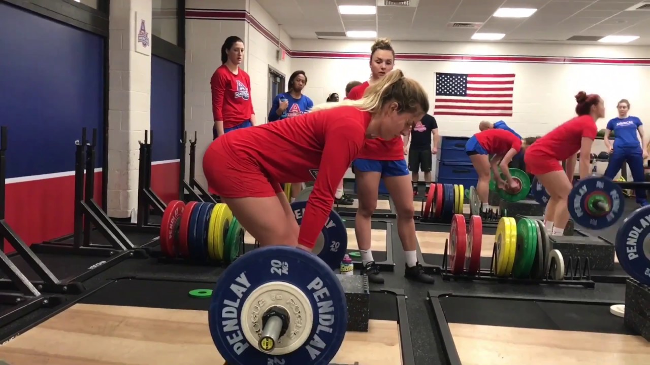 American University Volleyball - Strength & Conditioning 2017