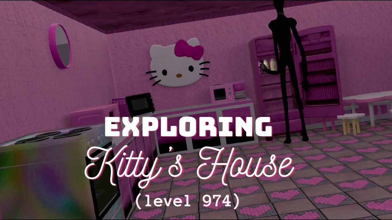 Exploring Kitty's House (level 974 of the Backrooms)