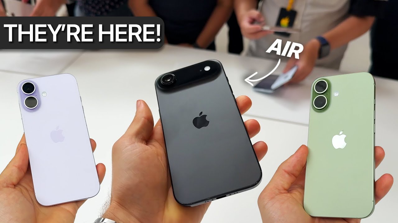 iPhone 17 & AIR Colours Hands-on!