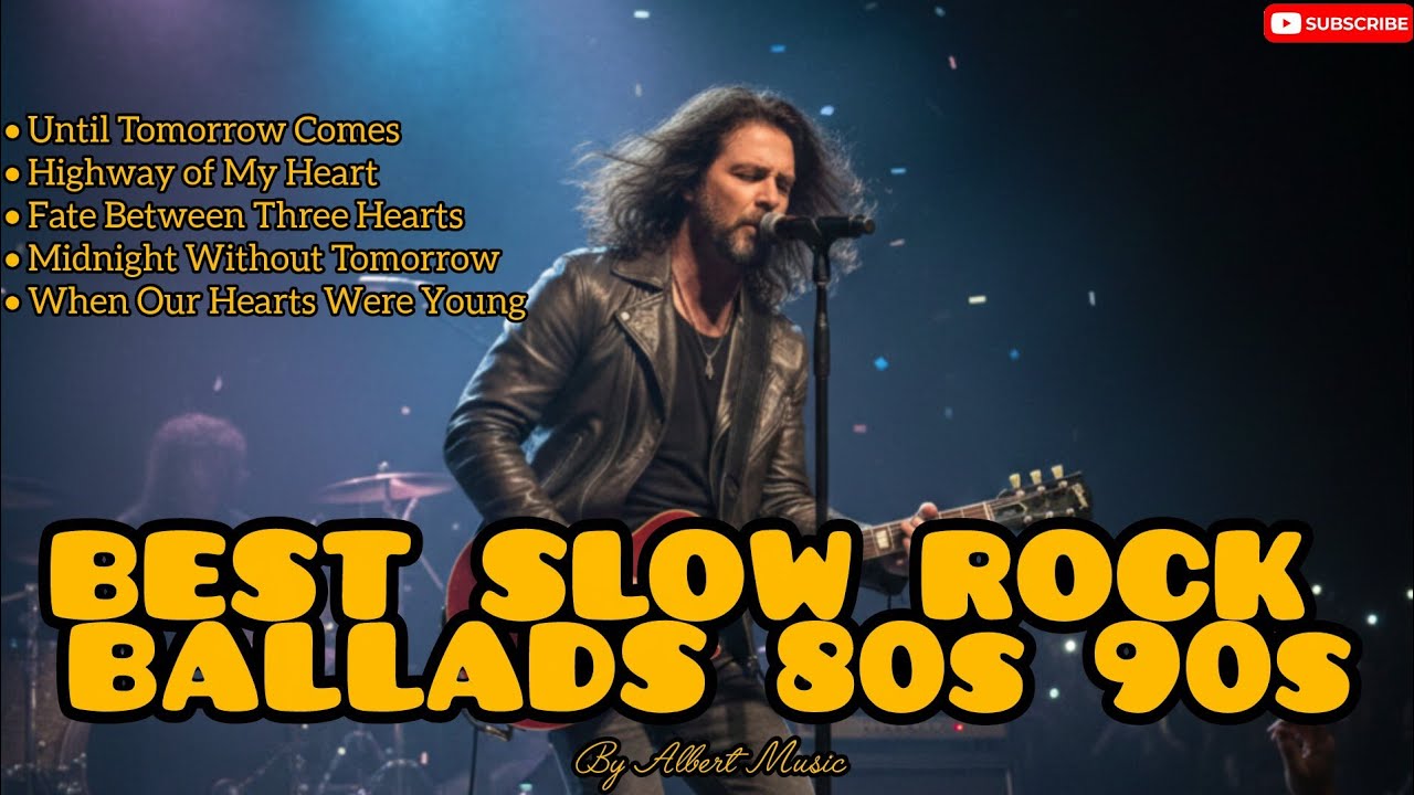 BEST SLOW ROCK BALLADS 80s 90s I Emotional Slow Rock | Love Song #relaxingmusic #slowrock #music 
