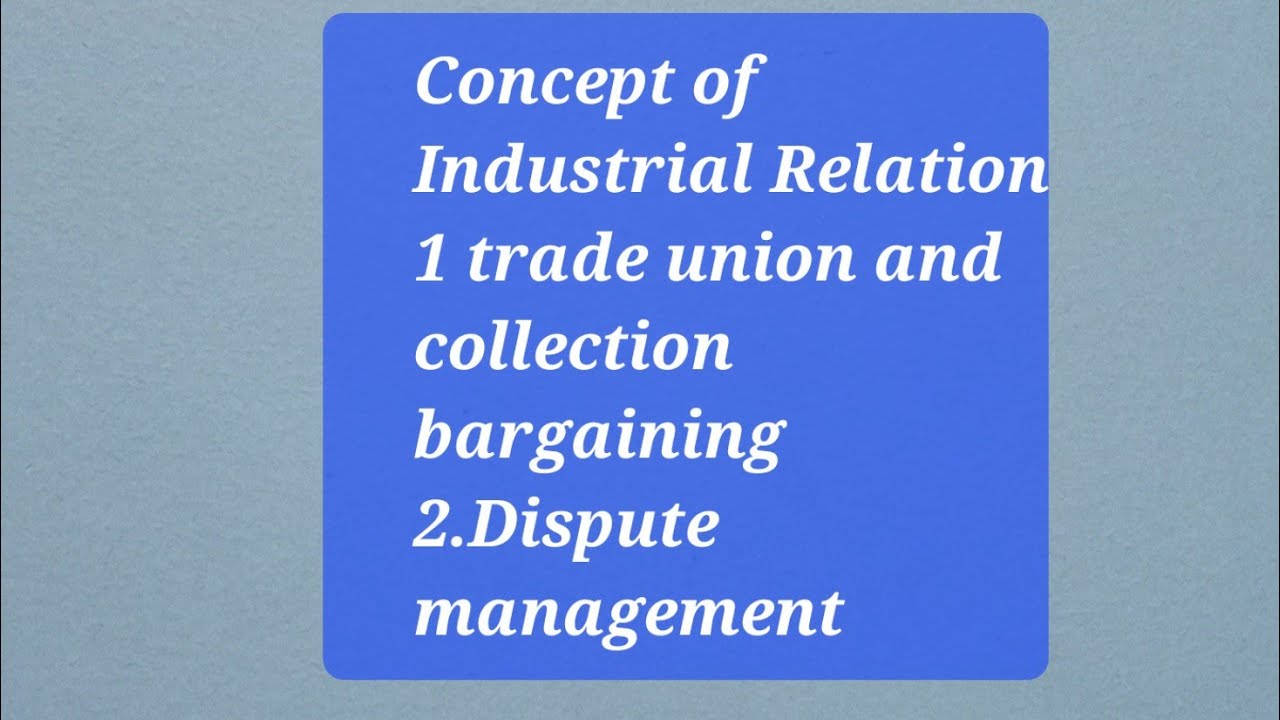 औद्योगिक सम्बन्ध , श्रम विवाद र सामुहिक सौदाबाजी सम्बन्धि ।#industrial relationship #fyp 