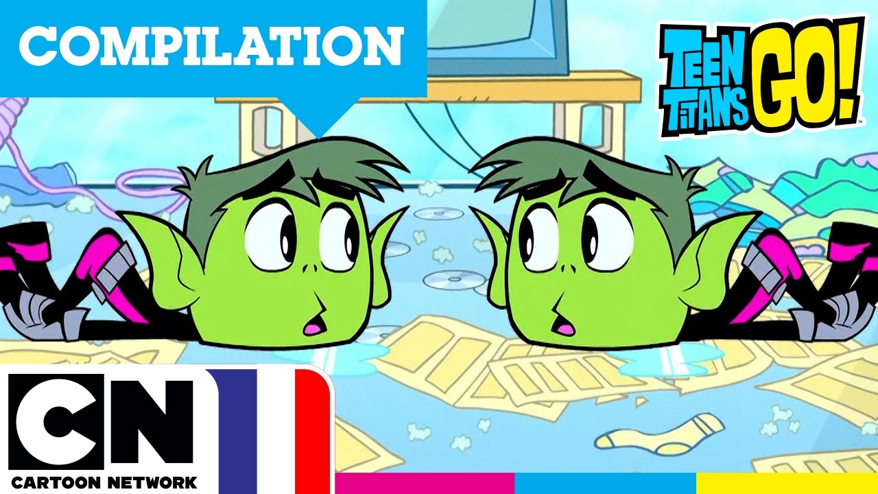 Compilation Double Fun | Teen Titans Go! | Compilation | @cartoonnetworkFR