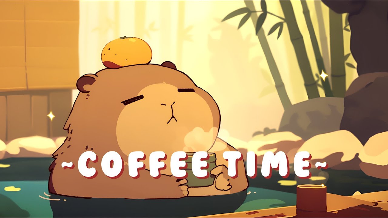 [Extended Mix] Capybara Lofi Zone | Chill Jazz Beats to Relax/Study 🌸 ☕ | Focus Helper