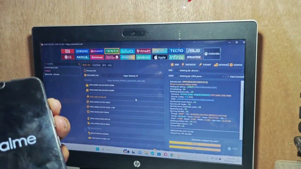 Narzo 50A rmx 3430 frp unlock tool 100% working