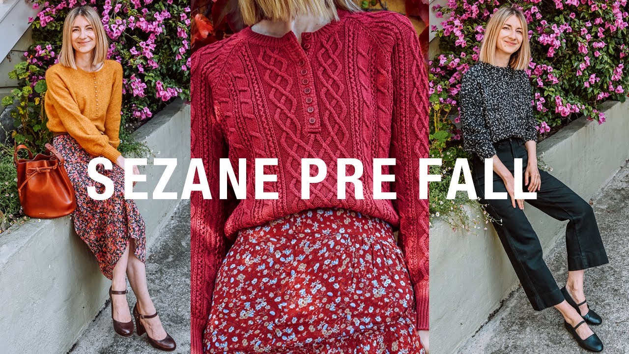 Sezane Haul Unboxing and Try-on Review PRE FALL collection - Parisian Style