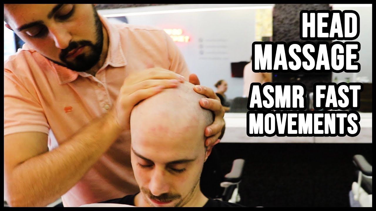 ASMR HEAD MASSAGE with FAST MOVEMENTS | TURKISH BARBER