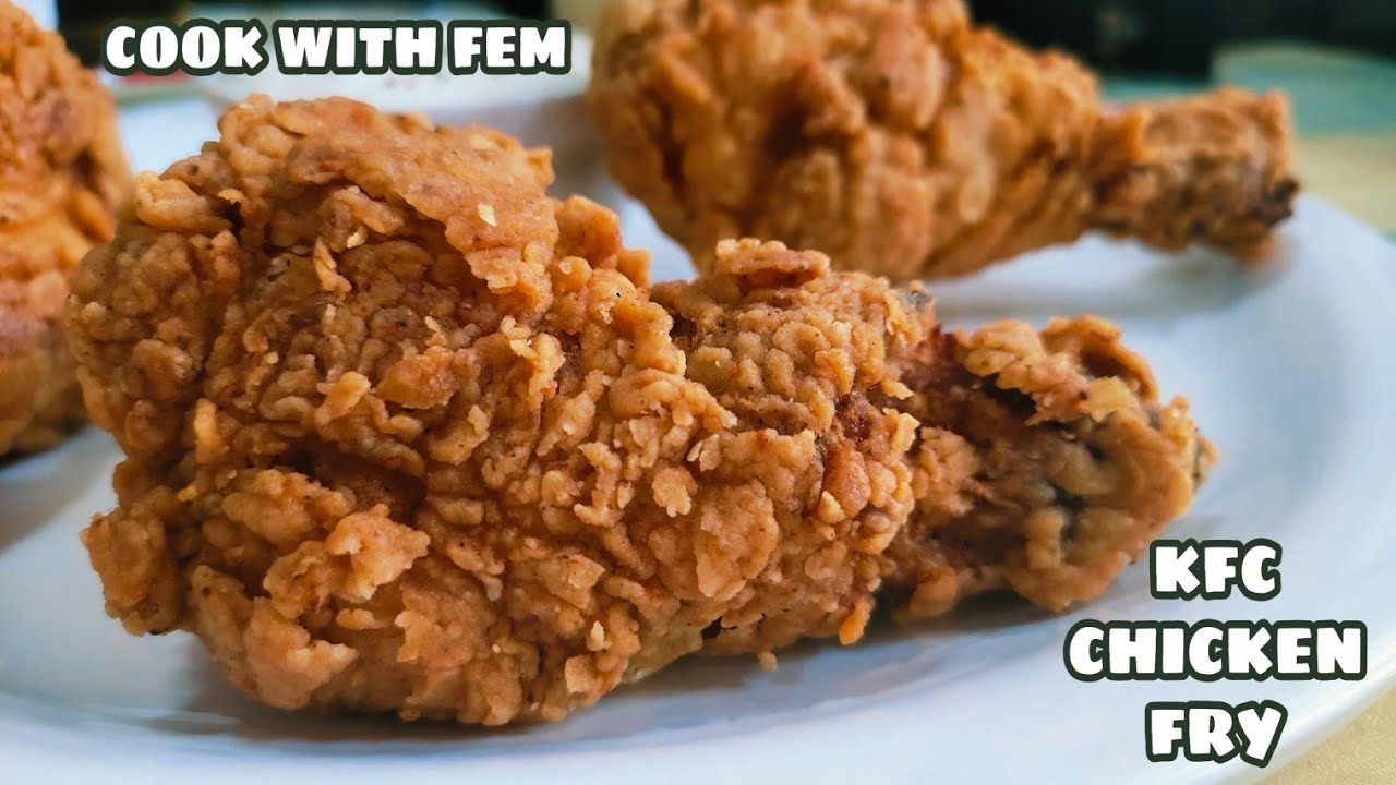KFC Style Chicken Fry With Secret Sauce And Secret Tips | Homemade Crispy KFC Chicken  Cook With Fem