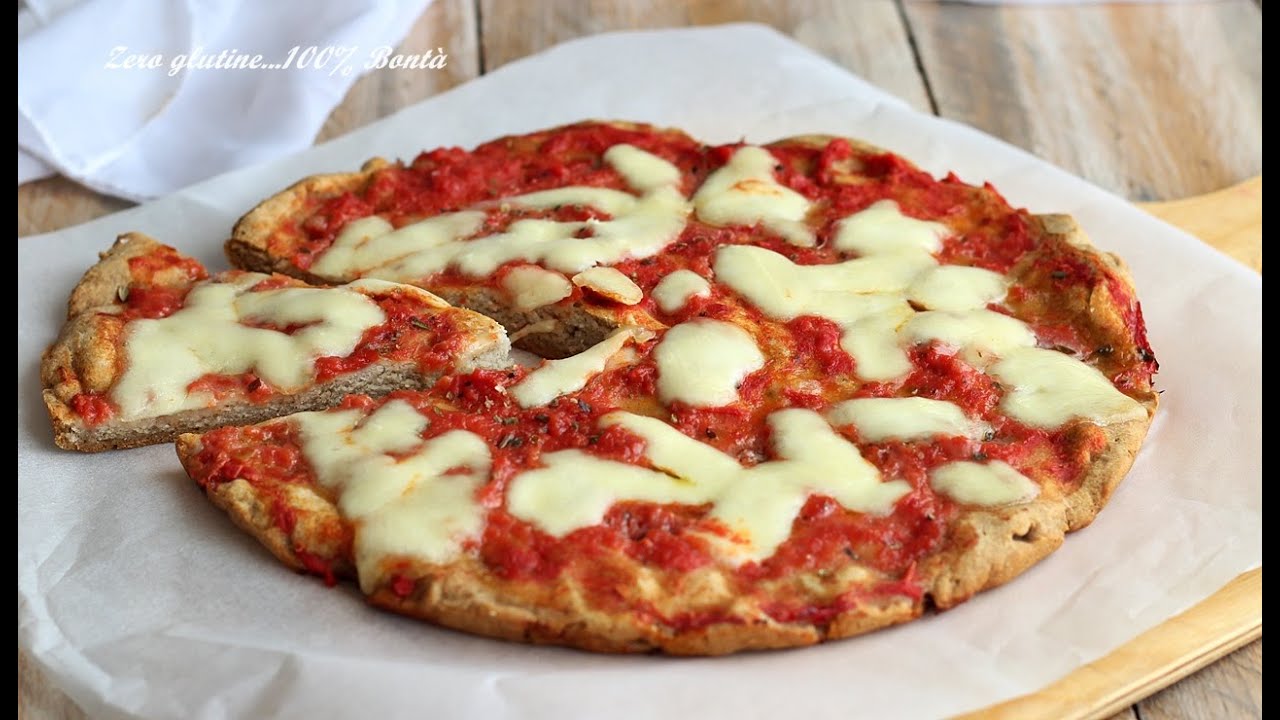 Pizza senza lievito e senza glutine  Veloce e gustosa!